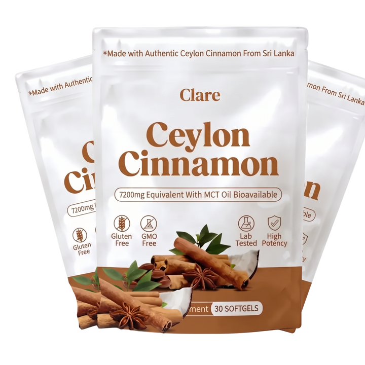 Clare Ceylon Cinnamon 7200mg equivalent with MCT Oil