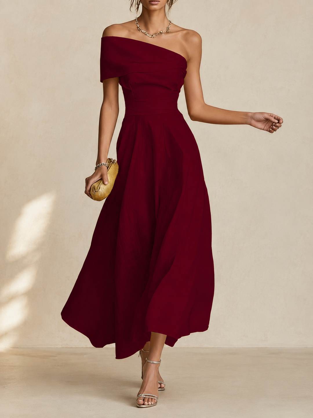 Wenda | Elegant Flowy Maxi Dress for Women