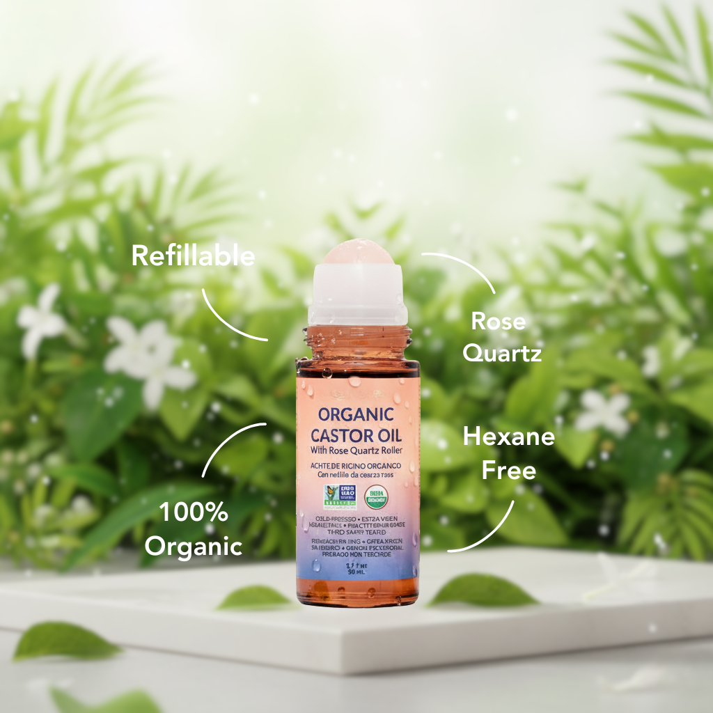 Claremont® 100% Organic Castor Oil Roll-On