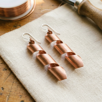 Vera's Dusk Copper Earrings