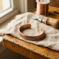 Vera's Wave Copper Bracelet