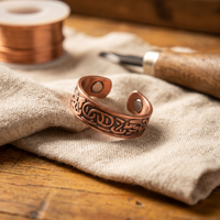 Vera's Burr Copper Ring