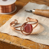Vera's Sphere Pink Copper Bracelet