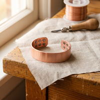 Vera's Anvil Copper Bracelet
