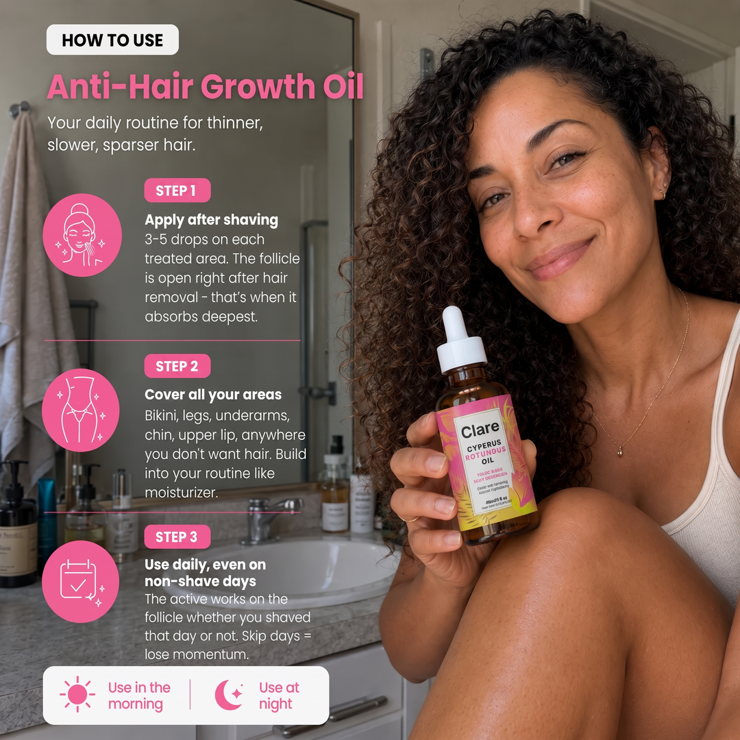Clare Anti-Hair Growth Oil