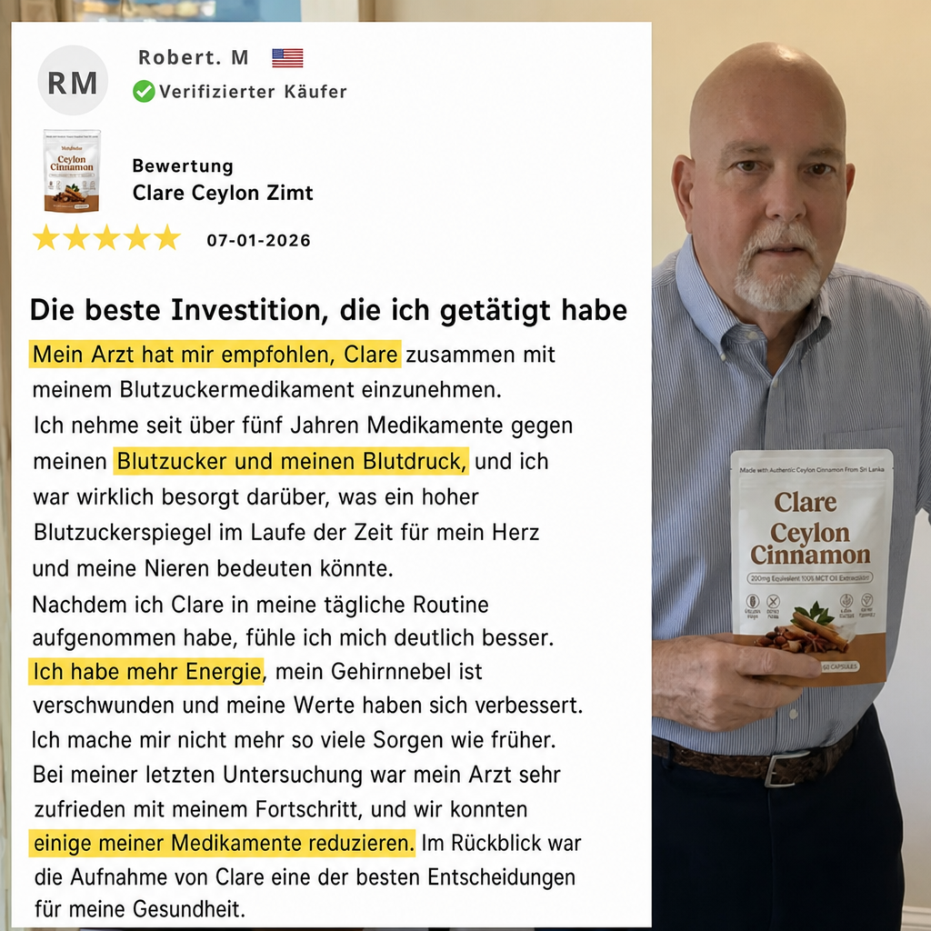 Clare Ceylon-Zimt 7.200 mg mit MCT-Öl