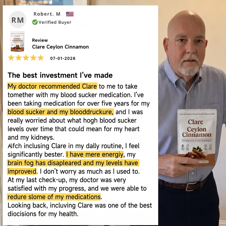 Clare Ceylon Cinnamon 7200mg equivalent with MCT Oil